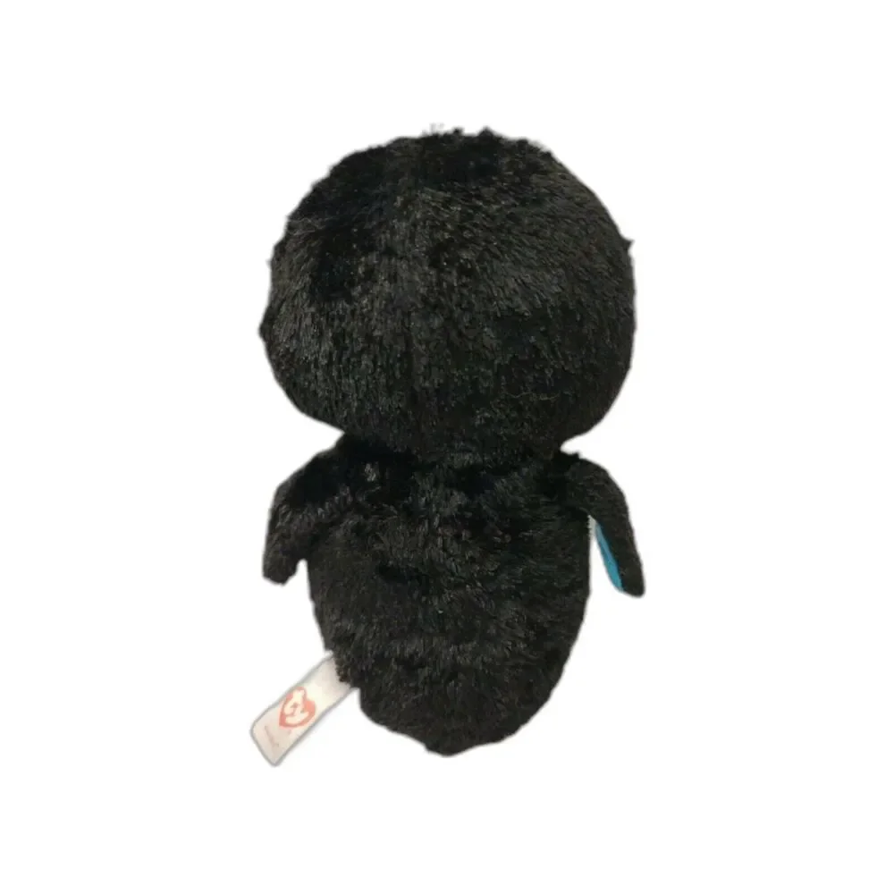 Ty Big Eye Beanie Boos Penguin Waddles Blue Glitter Eyes